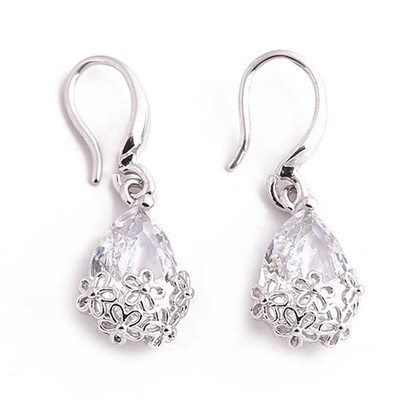

New Arrival Drop-shaped Silver-plated Earrings WomenFashion Jewelry