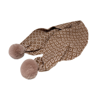 

Kids Scarf for Girl Boy Children Warm Long Scarf Fashion Soft Scarf Gifts 6-10Y Autumn Winter