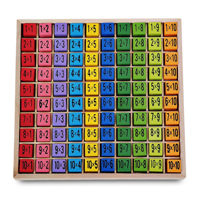 

Multiplication Table Educational Toy 10 x 10 Figure Blocks