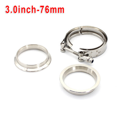 

304 Stainless Steel V-Band Clamp Pipe Connection Flange XH-6116 30-76mm