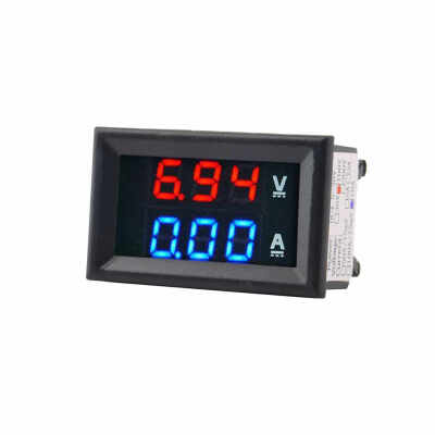 

DC 100V 10A Voltmeter Ammeter BlueRed LED Amp Dual Digital Volt Meter Gauge