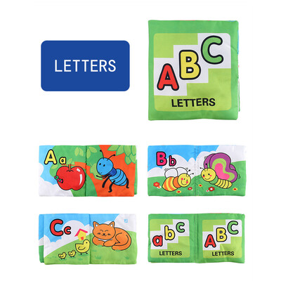 

YIWULABaby Kids Intelligence Development 3D Animal BB Sound Cloth Book Educational Toy