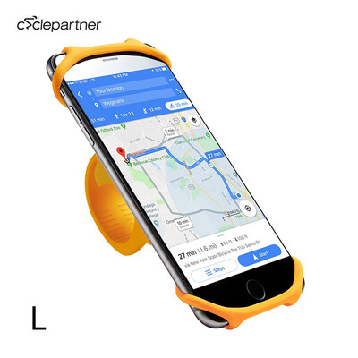 

Cyclepartner Universal Phone Mount for Bike Non-Slip Shockproof German Silicone Cellphone Bicycle Motorcycle Holder Mobile Smartph