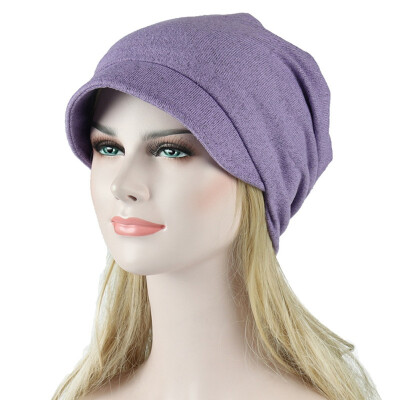 

6 Colors Women Slouchy Beanie Hat Cotton Elastic Head Scarf