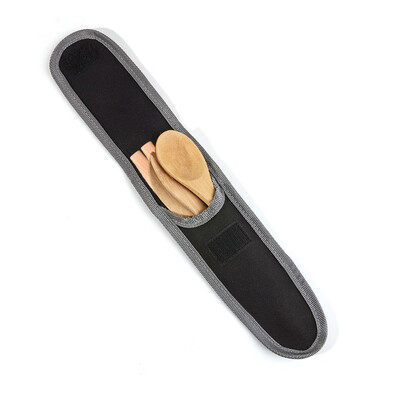 

Toponeto Bamboo Travel Utensils Utensil Set With Carrying Case Hiking Camping Outdoor