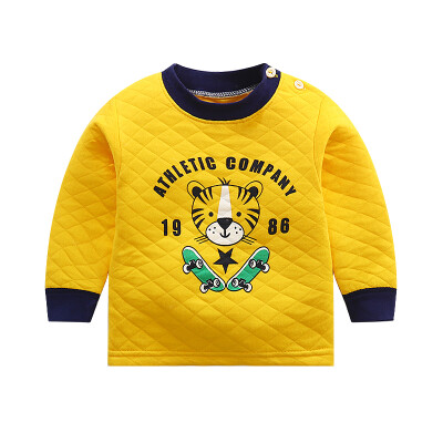 

Autumn Winter Children Clothes Baby Boys Long Sleeve T-Shirts Kids Girls Cartoon Printed Tops Tees Casual Blouse