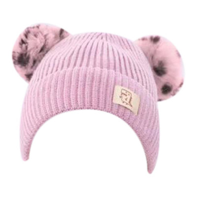 

Winter Newborn Kids Girls Boys Baby Cute Warm Cartoon Hats Knitted Wool Caps With Ball Lovely Beanie Cap Gifts
