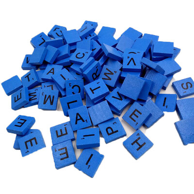 

Tailored 100 Wooden Scrabble Tiles Black Letters Numbers For Crafts Wood Alphabets BU