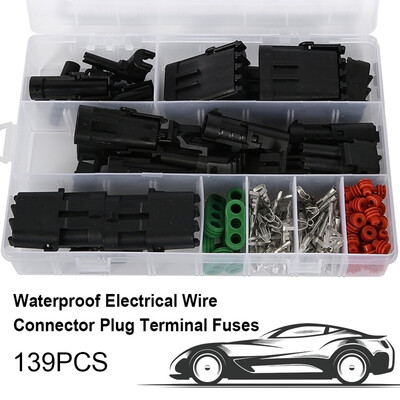 

Willstar 139Pcsset Car Waterproof Electrical Wire Connector Plug Terminal Fuses Kit for Auto Motorcycle Car Accessories