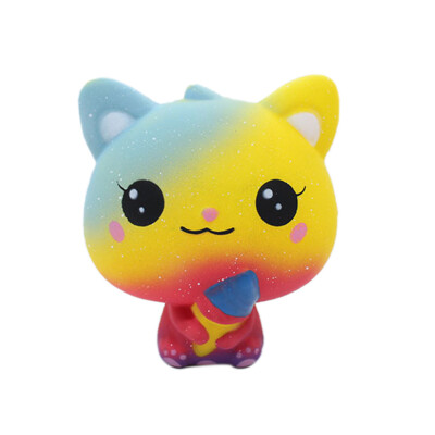 

Gotoamei Ice Cream Cat Fruit Scented Slow Rising Squeeze Stress Relief Toys Collect Gift