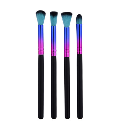 

4 PcsLot New Arrival Pro Makeup Brushes Eyeshadow Brush Set Maquillage Cosmetic Tool Face Make Up Brushes Wood Handle W1