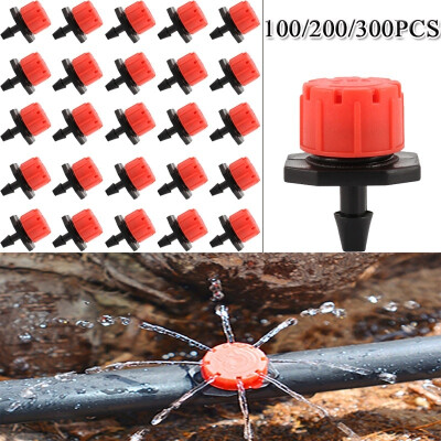 

100200300Pcs Adjustable Emitter Dripper Garden Irrigation Micro Flow Dripper Irrigation Sprinklers