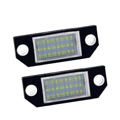 

Hot 2Pcs 12V Car LED Light License Number Plate Light White Light Fit For Spotlight C-Max Automatic Signal Lamp