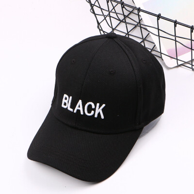 

2019 hot new Korean alphabet baseball cap solid color Cap outdoor sports lovers light visor Hat