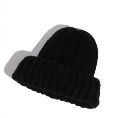 

Knitted Wool Hat Ladies Autumn&Winter Korean Edition Baitie Outdoor Thermal Headgear Men ins Korean Tide Cold Hat