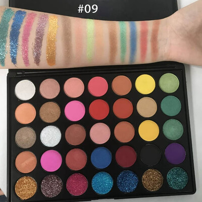 

35-color Fashion Glitter Matte Eye Shadow Long-lasting Waterproof Smudge-proof Colorful Eyeshadow Palette