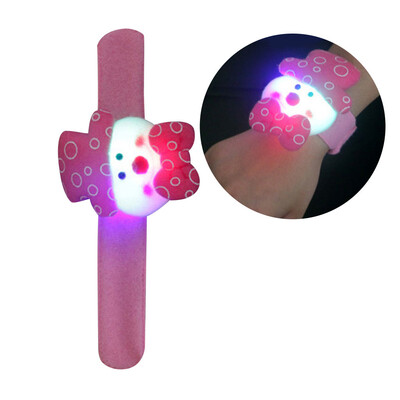 

Tailored Christmas Bear Pat Clap Bracelet Kids Band Christmas Soft Circle Wrist Gift Toy