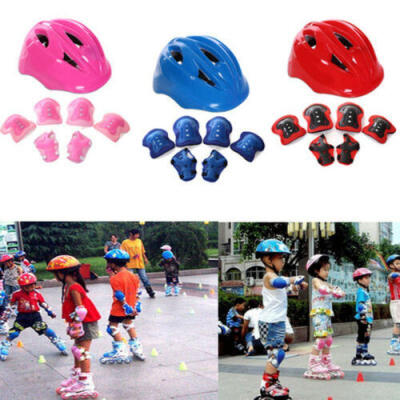 

Outdoor Boys&Girl Kid Skate Cycling Bike Safety Sports Helmet Knee Elbow Pad Set