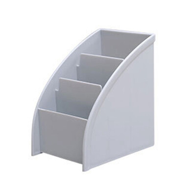 

1Pc Trapezoid Desk Decor Remote Control Holder Storage Box Multi-Layer Mobile Phone Sundries Shelf Racks Tidy Organizer