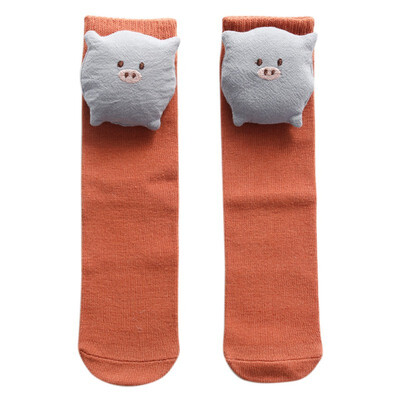 

Baby Girl Cute Cute Cartoon Socks Tights Candy Color Cotton Long Socks Party Infant Children Soft Crib Leg Warmer Pads