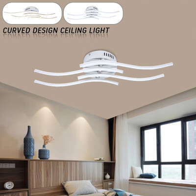 

New Fashion Modern Minimalist 4 Lights Ceiling Lights LED For Kitchen Living Bedroom Pendant Lamps Warm WhiteWhite