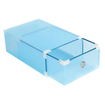 

Plastic Clear Drawer Shoe Rack Household Stackable Home Shoe s Box Space Saving Foldable Storage Container Colorful