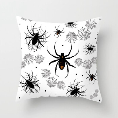 

New Halloween Pumpkin Pillow Case Waist Throw Cushion Cover Sofa Holiday Decoration Home Sofa Decor 17 Styles