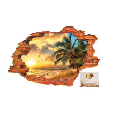 

60X90Cm 3D Window View Scenery Wall Stickers Vinyl Art Mural Decal Home Room Decor