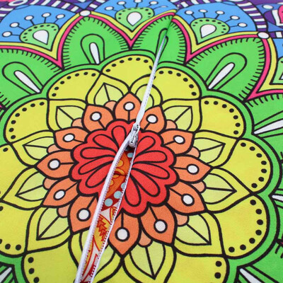 

〖Follure〗Indian Mandala Floor Pillows Round Bohemian Cushion Pillows Cover Case Cushions
