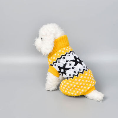 

Pet Dog Clothes Four-legs Sweater Small Dog Sweaters Coats Cotton Puppy Clothing Outfit Winter Warm for Chihuahua Wave Soft