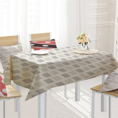

Toponeto Simple Table Cloth Linen Tablecloth For Kitchen Decorative Dining Table Cover