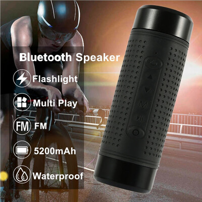 

Waterproof Outdoor HIFI Column Speaker Wireless Bluetooth Speaker Subwoofer Sound