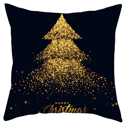 

Siaonvr Merry Christmas Short Plush Pillowcase Sofa Pad Set Home Decoration 18x18 Inch