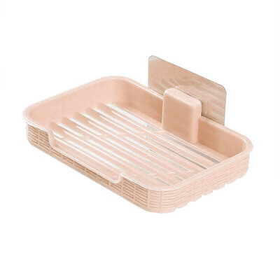 

Suction Wall Hollow Bathroom Drain Soap Tray Soap Box Soap Holder