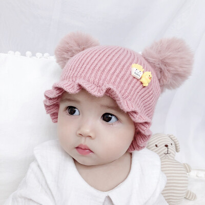 

Baby Hat Girls Cartoon Print Hats Autumn Winter Warm Cap Girls Cotton Winter Child Hat Kids Casual Hats