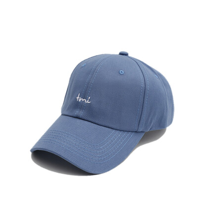 

Hat womens summer fashion small letters embroidered baseball cap mens outdoor casual visor Korean version of simple Cap tide