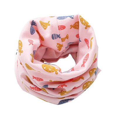 

Fashion Infant Thick Cotton Collar Scarves Baby Boys Girls Winter Warmer Cartoon Animal Pattern Scarf Toddler Neckerchiefs 0-12Y