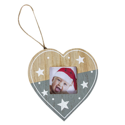 

Tailored Creative Christmas Photo Frame Pendant Christmas Tree Party Hanging Decor