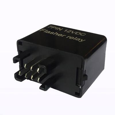 

Motorcycle 7-Pin LED Flash Relay Turn Signal Light Lamp Blinker 01-100W DC 12V