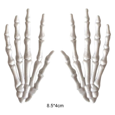 

2Pcs Halloween Hand Skeleton Decoration Unique Hand Skeleton Decoration For Haunted House Halloween