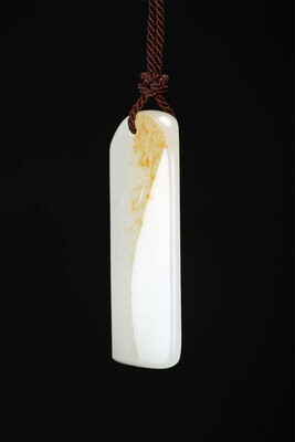 

WANYANSHAOHUA Xinjiang Hetian seed material white fat white jade 18324-8058