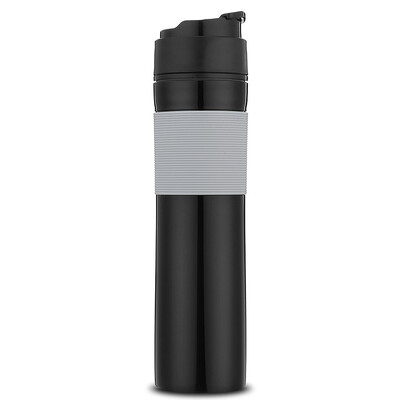 

300ml Portable French Press Coffee Maker Vacuum Insulated Travel Mug