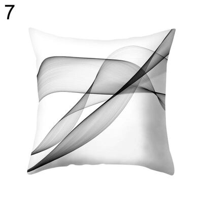

Tulle Voile Shade Throw Pillow Case Cushion Cover Sofa Bed Car Cafe Office Decor