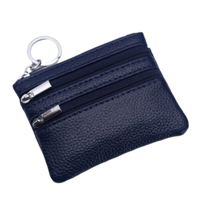 

Women Solid Color Zipper Pocket Coin Wallet Purse Clutches Bag Pouch Card Holder