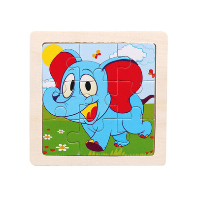 

Tailored Wooden Kids 16 Piece Jigsaw Toys Education And Learning Puzzles Toys