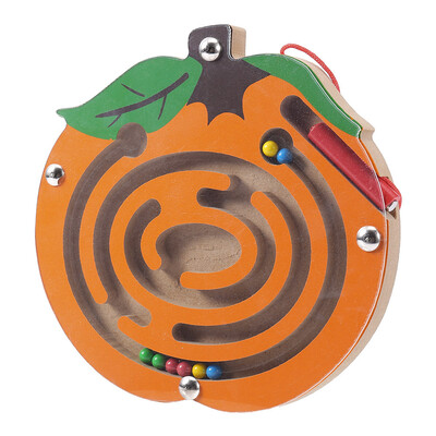 

〖Follure〗Kids Magnetic Maze Toys Kids Wooden Game Toy Wooden Intellectual Jigsaw Board