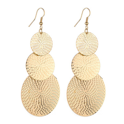 

Statement Earrings Geometric Earrings For Women Round Sequin Dangle Earrings Drop Modern Art Jewellery Practical