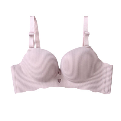 

Fashion Simple Wire Free Womens Push Up Bras Sexy Novel Heart-shaped Hollow Design Bras