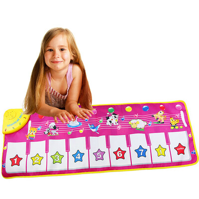 

〖Follure〗New Touch Play Keyboard Musical Music Singing Gym Carpet Mat Best Kids Baby Gift