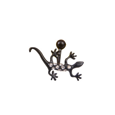 

Crystal Gecko Navel Belly Button Ring Body Piercing Clear Body Jewelry